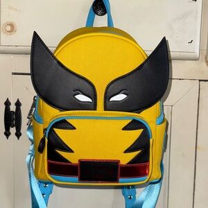 Loungefly Yellow and Black Mini Backpack